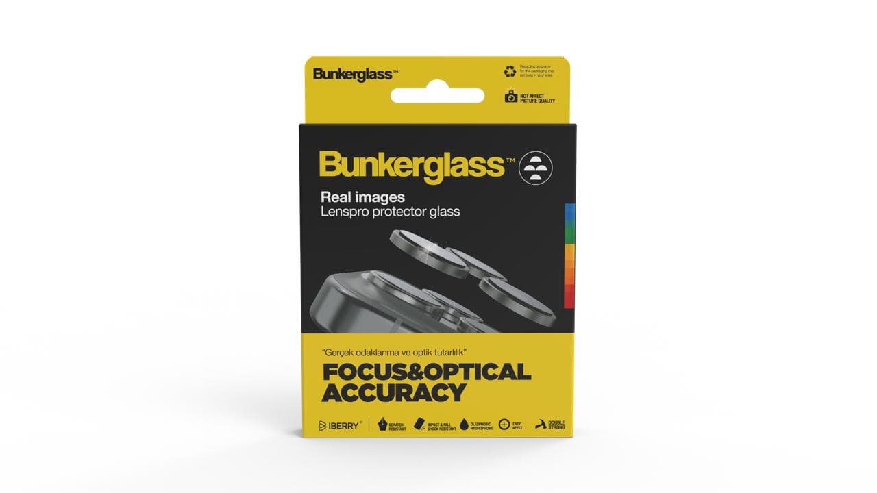 LENS 15 P/15 PRO MAX WHİTE TİTANIUM BUNKERGLASS